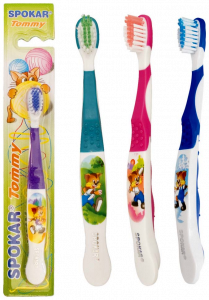 Spokar Tommy detská kefka od 3 do 6 let, Soft