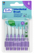 TePe Original medzizubné kefky z bioplastov 1,1 mm, fialové, 6 ks