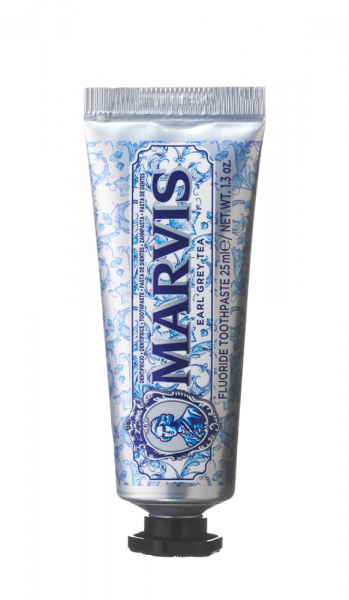 MARVIS Earl Grey Tea zubná pasta s xylitolom, cestovné balenie, 25 ml
