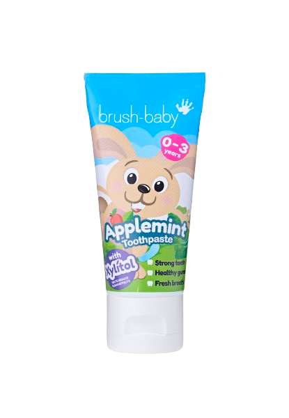 Brush-baby Applemint Baby, prvá zubná pasta, 0-3 roky, 50 ml