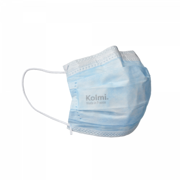 Medicom Kid pediatrická ústenka pre deti od 5 rokov, modrá, 50 ks v balení