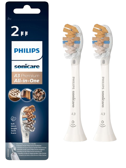 Philips Sonicare Premium All-in-One HX9092/10 Štandardná veľkosť hlavice sonickej kefky, 2 ks