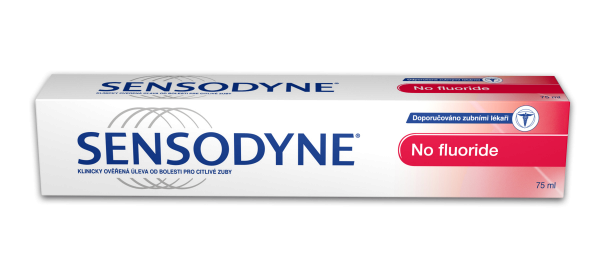 Sensodyne zubná pasta bez Fluoru, 75 ml