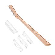 Tweezerman Facial Razor –⁠⁠⁠⁠⁠⁠ holítko na chĺpky tváre, rose gold