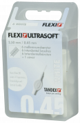Tandex Flexi Ultra Soft mezizubné kefky biele, 6 ks