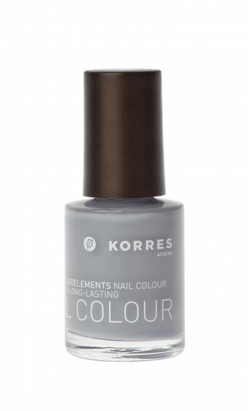 KORRES Nail Colour DREAMY GREY 70 - ošetrujúci lak na nechty, 10 ml