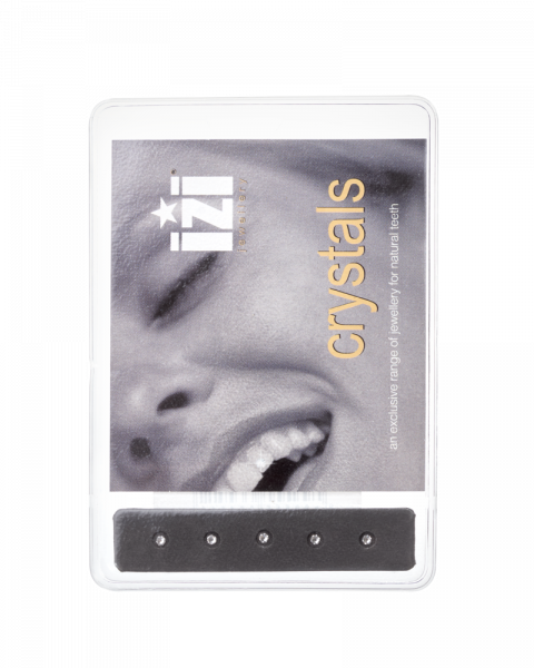 IZI Kryštál biely 1,8 mm, 5 ks v balení