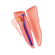 Curaprox MK CPS 459 cestovné puzdro, medzizubné kefky radu Prime + držiak