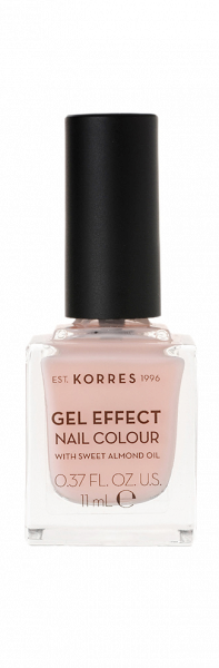 KORRES Gel-Effect Nail Colour PEONY PINK 04 - gélový lak na nechty, PEONY PINK 04, 11 ml