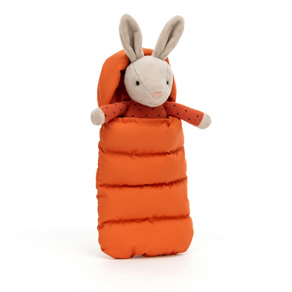 Jellycat Zajačik v spacáku 23 cm