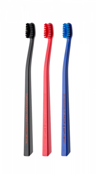 SWISSDENT COLOURS zubné kefky Soft-Medium (2+1 zadarmo) - ZUG