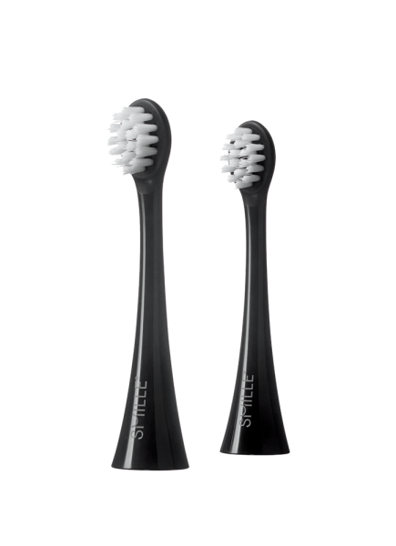 SMILLE Sonic Brush, MINI náhradné hlavice, čierne, 2 ks