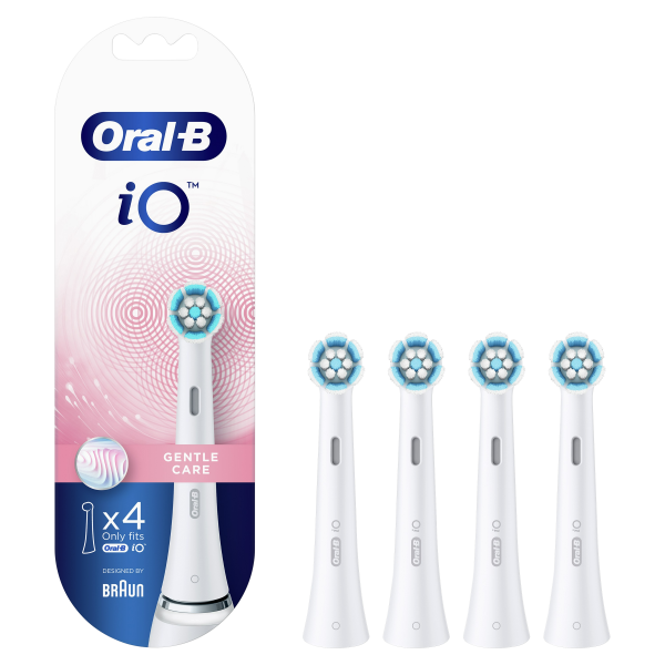 Oral-B iO Gentle Care White náhradné hlavice, 4 ks