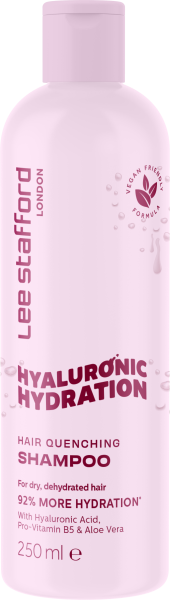 Lee Stafford Hyaluronic Hydration Shampoo, hĺbkovo hydratačný šampón, 250 ml