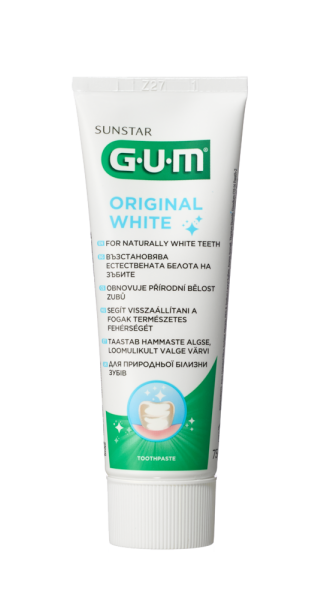 GUM OriginalWhite zubná pasta s beliacim účinkom, 75 ml