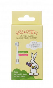 Bob a Bobek baby náhradné hlavice 0-18 mesiacov, 3 + 1 zadarmo