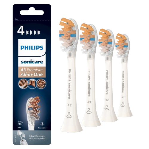 Philips Sonicare Premium All-in-One HX9094/10 Štandardná veľkosť hlavice sonickej kefky, 4 ks