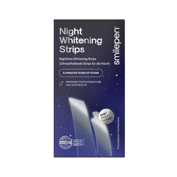 Smilepen Night Whitening Strips, sada nočných bieliacich pásikov (10×2)