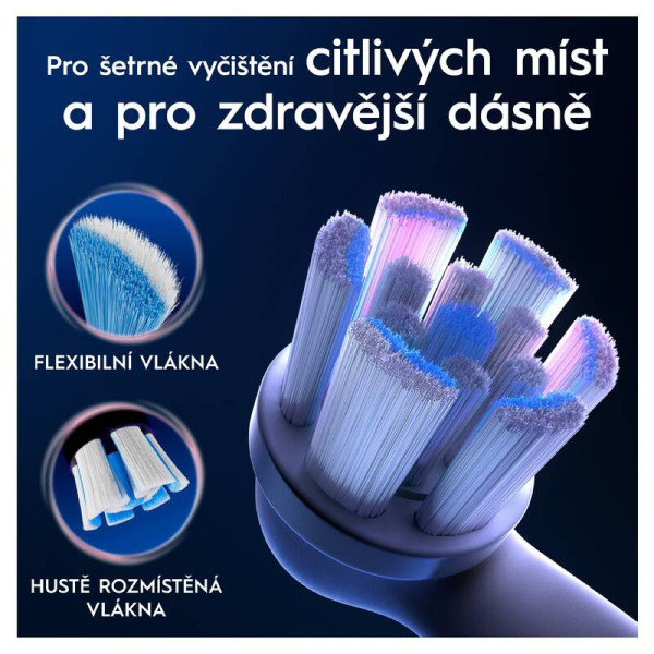 Oral-B iO Ultimate Clean Black náhradné hlavice, 4 ks