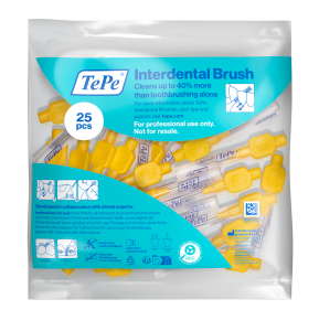 TePe Original medzizubné kefky z bioplastov 0,7 mm, žlté, 25 ks