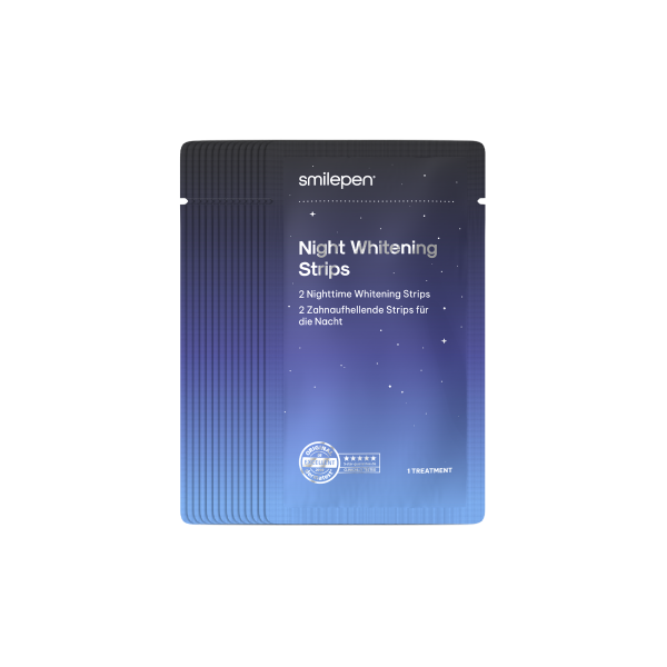 Smilepen Night Whitening Strips, sada nočných bieliacich pásikov (10×2)