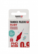 Tandex Flexi medzizubné kefky červené 0,90 mm, 6 ks