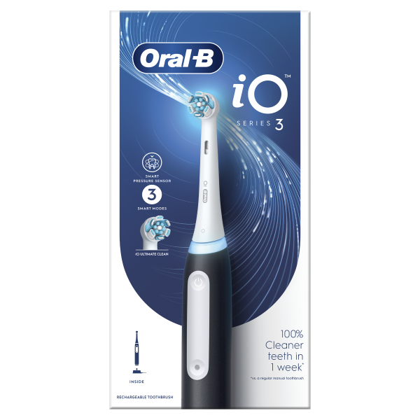 Oral-B iO Series 3 Matt Black elektrická zubná kefka
