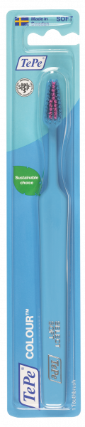 TePe Colour soft, zubná kefka, tyrkysová