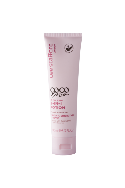 Lee Stafford CoCo LoCo  Blow & Go 11 in 1 Lotion, vyživujúce mlieko na vlasy, 100 ml