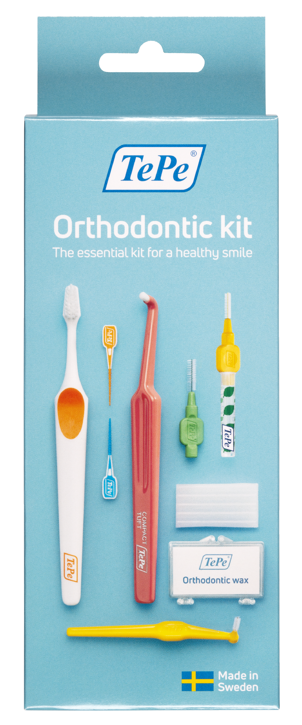 TePe Orthodontic Kit sada pre starostlivosť o strojčeky