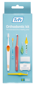TePe Orthodontic Kit sada pre starostlivosť o strojčeky
