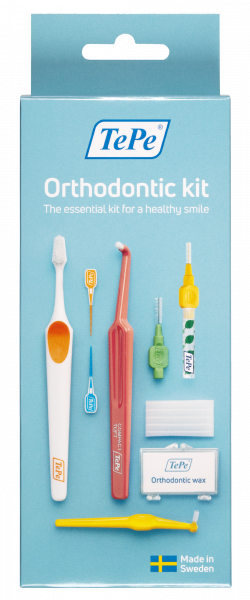 TePe Orthodontic Kit sada pre starostlivosť o strojčeky