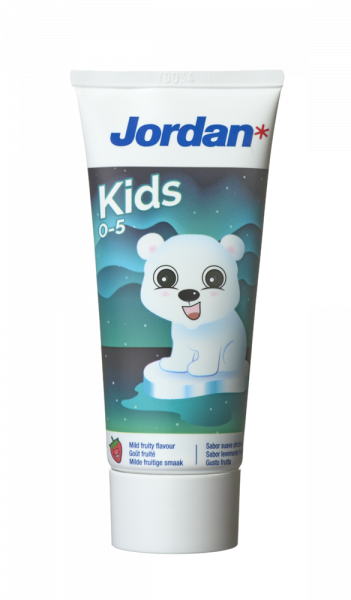 Jordan Kids zubná pasta, 0 - 5 rokov, 50 ml