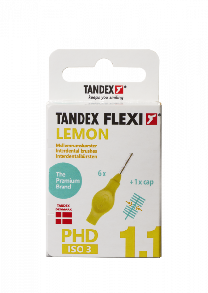 Tandex Flexi medzizubné kefky žlté 0,70 mm, 6 ks