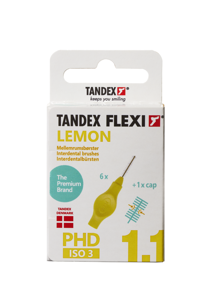 Tandex Flexi medzizubné kefky žlté 0,70 mm, 6 ks