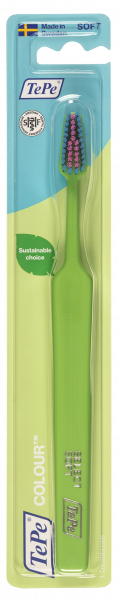 TePe Colour soft, zubná kefka, zelená
