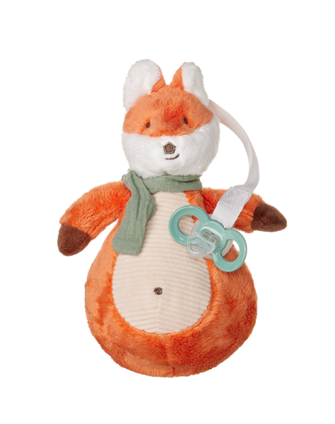 Plyšák Líška s ortodontickým cumlíkom Dentistar, +6 mesiacov