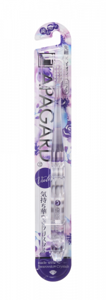 APAGARD zubná kefka zdobená krištáľmi Swarovski, medium