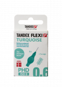 Tandex Flexi mezizubné kefky tyrkysové 0,35 mm, 6 ks