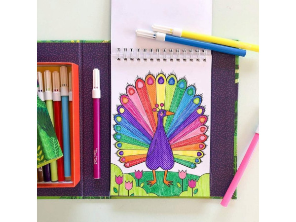 Better Brand Kreatívna sada omaľovánok Hidden Pattern - zvieratá