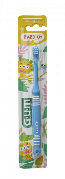 GUM Baby zubná kefka na čistenie prvých zúbkov (0-2 roky)