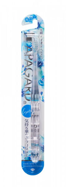 APAGARD zubná kefka zdobená krištáľmi Swarovski, medium