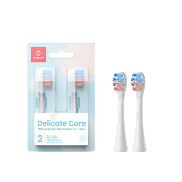 Oclean náhradné hlavice detské Kids Extra Soft, P3K1 - 2 ks, biele