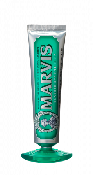 MARVIS plastový stojanček na zubnú pastu, zelený