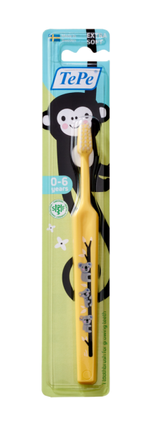 TePe Mini x-soft, detská zubná kefka pre najmenších