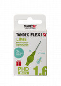 Tandex Flexi medzizubné kefky 0,80 mm zelené, 6 ks