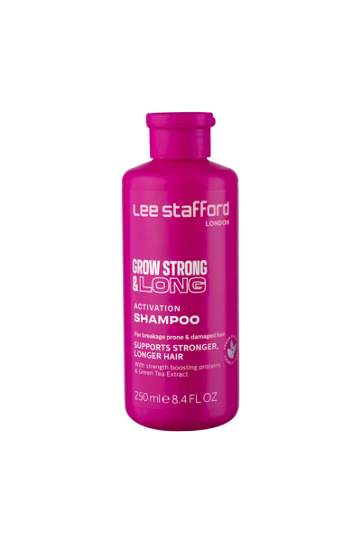 Lee Stafford Grow Strong & Long Activation Shampoo, Šampón pre rast a objem vlasov, 250 ml