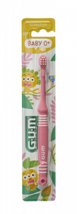 GUM Baby zubná kefka na čistenie prvých zúbkov (0-2 roky)