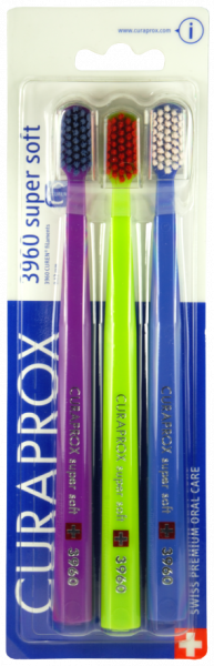 Curaprox CS 3960 zubné kefky, Super soft, 3 kusy