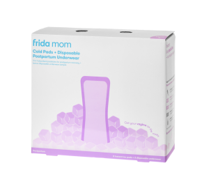 Frida Mom Ice Maxi chladiace absorbčné vložky 8 ks + jednorazové popôrodné nohavičky 2 ks